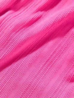 MICHAEL Michael Kors Logo Ring One Shoulder Textured Bikini Top - Solids -BCBGMAXAZRIA Shop mm62140 693 alt02