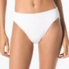 MICHAEL Michael Kors High Waist Bikini Bottom - Solids