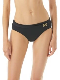 MICHAEL Michael Kors Belted Bikini Bottom - Logo Solids -BCBGMAXAZRIA Shop mm6q529 001 r 1 1