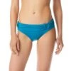 MICHAEL Michael Kors Belted Logo Ring Bikini Bottom - Iconic Solids
