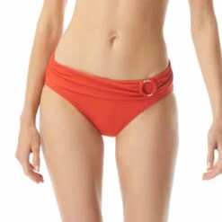 MICHAEL Michael Kors Belted Logo Ring Bikini Bottom - Iconic Solids -BCBGMAXAZRIA Shop mm7m241 825 alt01