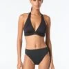 MICHAEL Michael Kors Halter Bikini Top - Hardware Solids