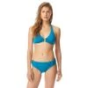 MICHAEL Michael Kors Logo Ring Halter Bikini Top - Iconic Solids