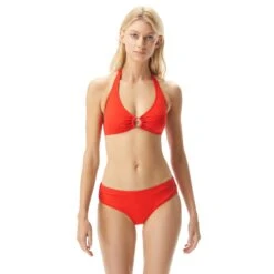 MICHAEL Michael Kors Logo Ring Halter Bikini Top - Iconic Solids -BCBGMAXAZRIA Shop mm7m398 607 6d5cd872 79c3 49b6 99c7 47c8953e00c0