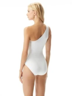 MICHAEL Michael Kors One Shoulder Underwire One Piece Swimsuit - Hardware Solids -BCBGMAXAZRIA Shop mm7m524 100 alt01 r 1 15a79133 b330 4bc6 9dfc 862e214dfe51