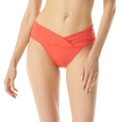 MICHAEL Michael Kors Euro Gathered Bikini Bottom - Iconic Solids