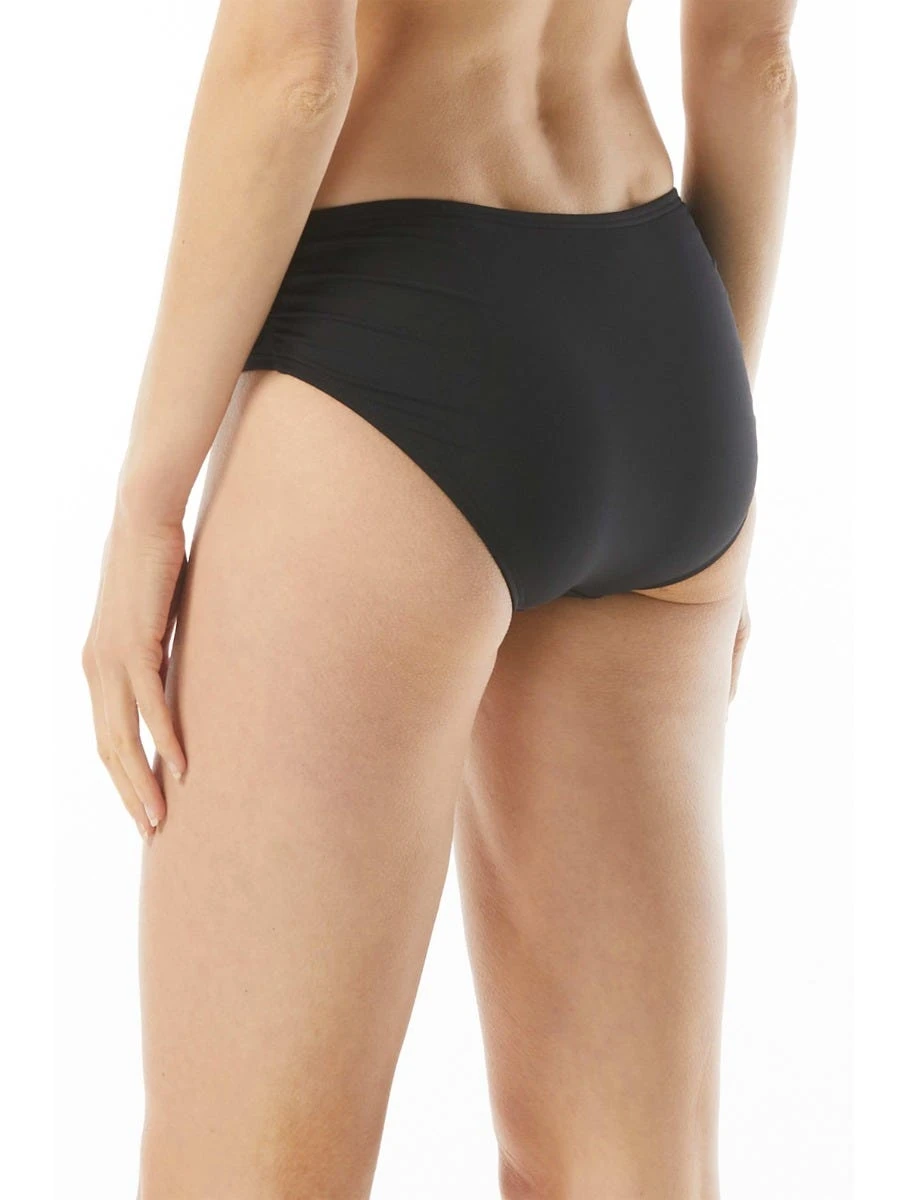 MICHAEL Michael Kors Shirred Bikini Bottom - Iconic Solids 2 MICHAEL Michael Kors Shirred Bikini Bottom - Iconic Solids - Image 2