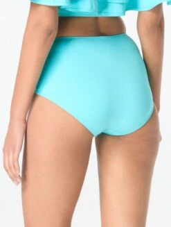 Kate Spade New York High Waist Bikini Bottom - Solids -BCBGMAXAZRIA Shop s8c232 489 alt01 addf6b33 4149 499a a88f 699a33af3a4f