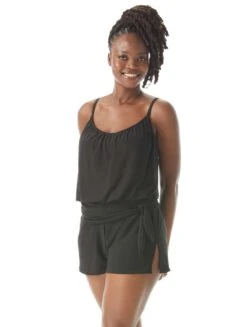 Coco Contours Jem Blouson Bra Sized Tankini Top - Heritage