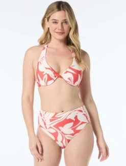 Coco Reef Verso Bra Sized Twist Reversible Underwire Bikini Top - Playa Paradiso