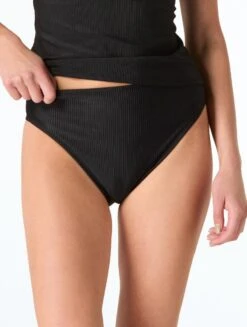 Coco Reef High Esteem High Leg High Waist Bikini Bottom - Rib Solids 6 Coco Reef High Esteem High Leg High Waist Bikini Bottom - Rib Solids -BCBGMAXAZRIA Shop u2c601 006 1