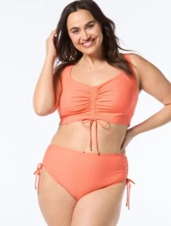 Coco Reef Elevate Bra Sized Shirred Underwire Bikini Top - Rib Solids -BCBGMAXAZRIA Shop u2c606 623 alt02 1