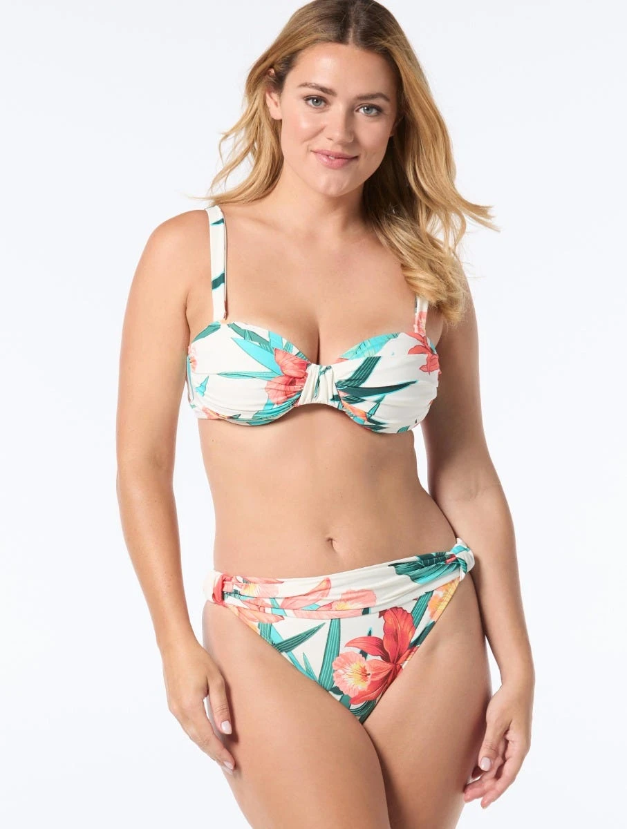 Coco Reef Stunner Bra Sized Underwire Bandeau Bikini Top - Island Flora 3 Coco Reef Stunner Bra Sized Underwire Bandeau Bikini Top - Island Flora - Image 3