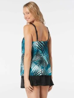 Coco Reef Core V-Neck Bra Sized Underwire Tankini Top - Endless Summer Palm 9 Coco Reef Core V-Neck Bra Sized Underwire Tankini Top - Endless Summer Palm -BCBGMAXAZRIA Shop u84382 349 alt03 13