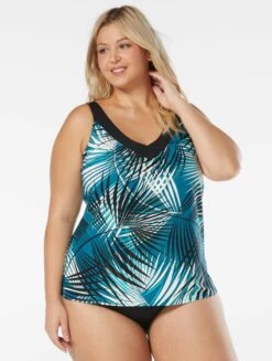 Coco Reef Core V-Neck Bra Sized Underwire Tankini Top - Endless Summer Palm 10 Coco Reef Core V-Neck Bra Sized Underwire Tankini Top - Endless Summer Palm -BCBGMAXAZRIA Shop u84382 349 alt04 13