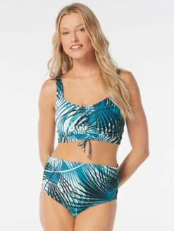 Coco Reef Elevate Bra Sized Shirred Underwire Bikini Top - Endless Summer Palm 18 Coco Reef Elevate Bra Sized Shirred Underwire Bikini Top - Endless Summer Palm -BCBGMAXAZRIA Shop u84461 349 1