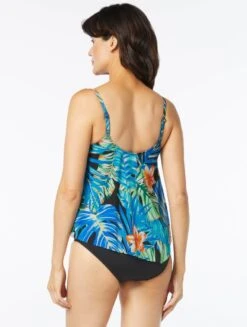 Coco Reef Captivate Bra Sized Underwire Tankini Top - Paradise Garden -BCBGMAXAZRIA Shop u8a501 004 alt03 1
