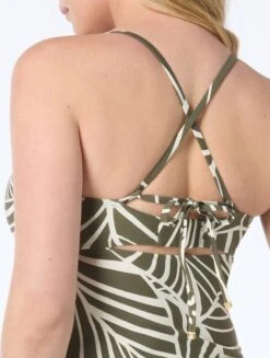 Coco Reef Dynamic Bra Sized Multi-Wear Underwire Tankini Top - Graphic Palm -BCBGMAXAZRIA Shop u8e553 330 alt02