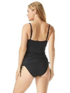 Coco Reef Marvel Bra Sized Shirred Side Underwire Tankini Top - Classic Solids -BCBGMAXAZRIA Shop u95469 006 alt01 r 13 498fd456 c062 4d30 bdba 9ee554a2247b