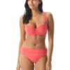 Coco Reef Charisma Bra Sized Underwire Bandeau Bikini Top - Classic Solids