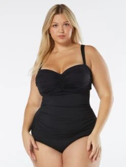 Coco Reef Charisma Bra Sized Pleated Underwire Tankini Top - Solids -BCBGMAXAZRIA Shop u95481 006 alt07 1
