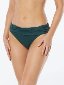 Vince Camuto Draped High Waist Bikini Bottom - Solids 28 Vince Camuto Draped High Waist Bikini Bottom - Solids -BCBGMAXAZRIA Shop v09763 318