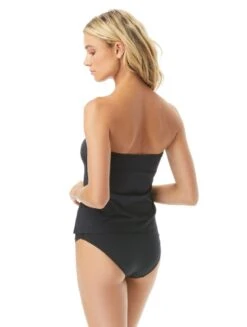 Vince Camuto Draped Bandeau Tankini Top - Sanremo Shades -BCBGMAXAZRIA Shop v21516 001 alt01 1