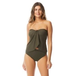 Vince Camuto Draped Bandeau Tankini Top - Sanremo Shades -BCBGMAXAZRIA Shop v21516 347 2 a903809b 2c30 4da8 aad1 4654d1578967