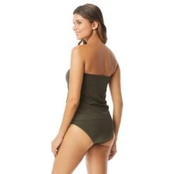 Vince Camuto Draped Bandeau Tankini Top - Sanremo Shades -BCBGMAXAZRIA Shop v21516 347 alt01 2 b39e0080 ada1 4eb8 9d88 d5bdf291817d