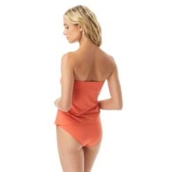 Vince Camuto Draped Bandeau Tankini Top - Sanremo Shades -BCBGMAXAZRIA Shop v21516 690 alt01 8fde2d0b ac51 4041 97f0 9093a730e5b5