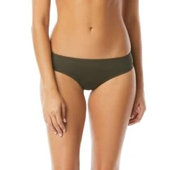 Vince Camuto Shirred Smooth Fit Cheeky Bikini Bottom - Sanremo Shades -BCBGMAXAZRIA Shop v21561 47 1